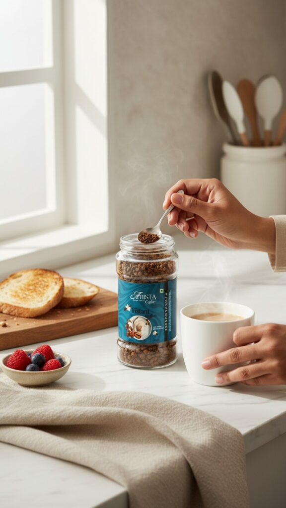 Instant coffee step by step guide for cafe style brew