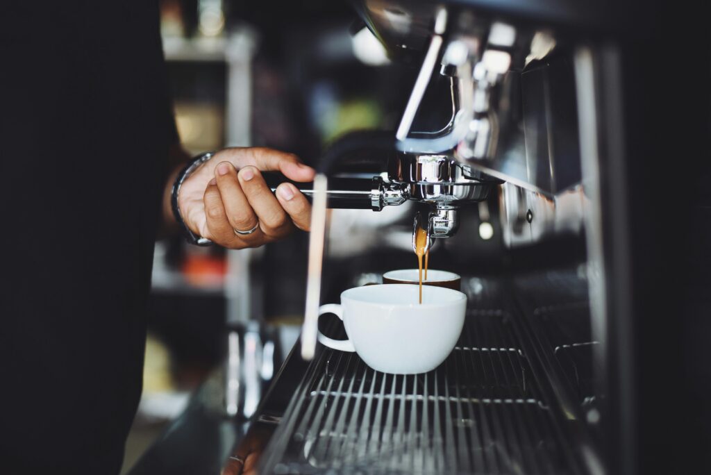 espresso coffee preparation