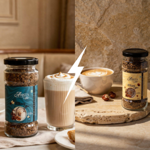 Arista Premium Instant Coffee | French Vanilla & Roasted Hazelnut [50g x 2]