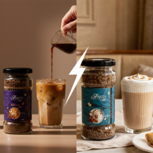 Arista Premium Instant Coffee | Velvet Mocha & French Vanilla [50g x 2]