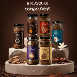 Arista Premium Instant Coffee Assorted Pack | Six Flavours [50g x 6]