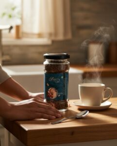 Perfect cafe-style instant coffee brewing process