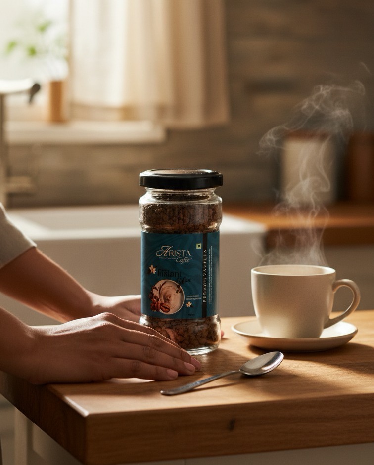 Perfect cafe-style instant coffee brewing process